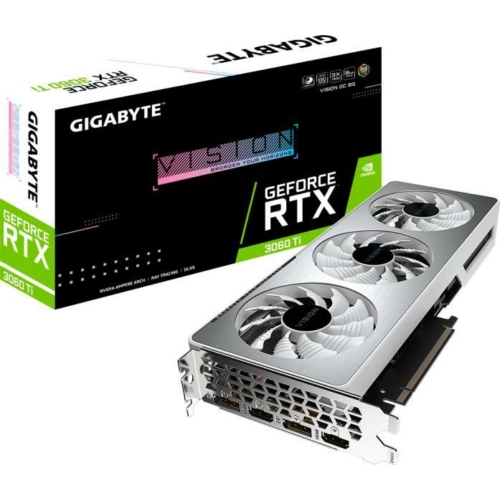 GIGABYTE GeForce RTX 3060 Ti VISION OC 8GB GDDR6 (értékcsökkentett)
